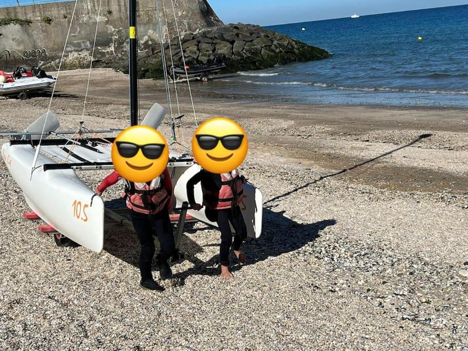 Appart Lumineux Avec Vue Sur Mer A 180 Degres Apartman Trouville-sur-Mer Kültér fotó